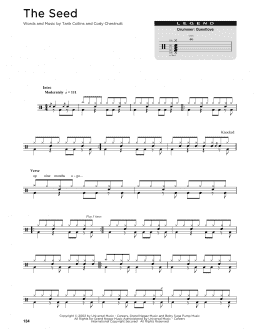 page one of The Seed (Drum Chart)