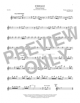 page one of Exhale (Shoop Shoop) (Flute Solo)