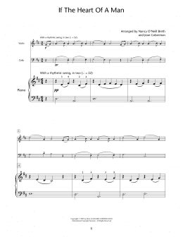 page one of If The Heart Of Man (Educational Piano Ensemble)