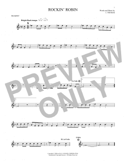 page one of Rockin' Robin (Trumpet Solo)