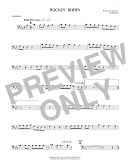 page one of Rockin' Robin (Trombone Solo)