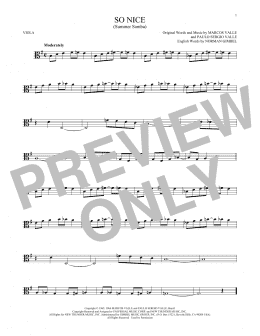 page one of So Nice (Summer Samba) (Viola Solo)