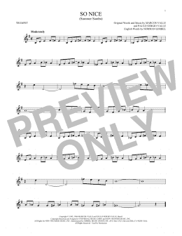 page one of So Nice (Summer Samba) (Trumpet Solo)