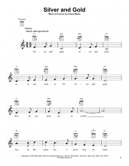 page one of Silver And Gold (Ukulele)