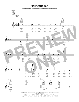 page one of Release Me (Ukulele)