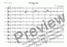page one of Overture - The Magic Flute