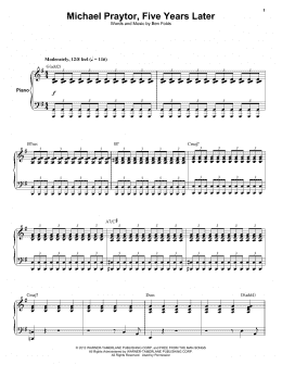 page one of Michael Praytor, Five Years Later (Keyboard Transcription)