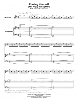 page one of Fooling Yourself (The Angry Young Man) (Keyboard Transcription)
