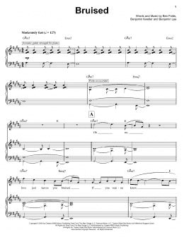 page one of Bruised (Keyboard Transcription)