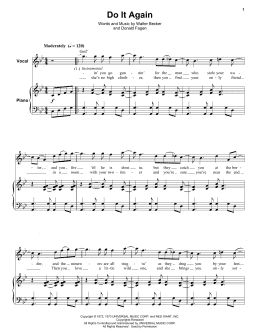 page one of Do It Again (Keyboard Transcription)