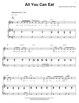 page one of All You Can Eat (Keyboard Transcription)