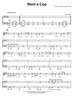 page one of Rent A Cop (Keyboard Transcription)