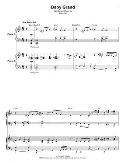 page one of Baby Grand (Keyboard Transcription)