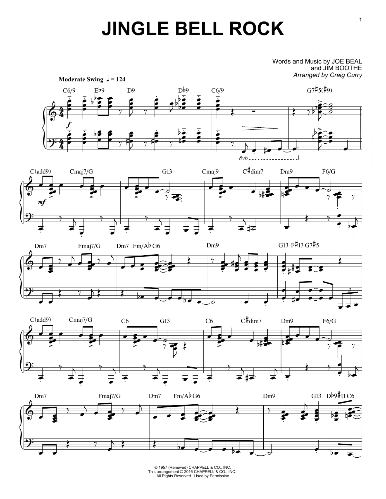 Jingle Bell Rock (Piano Solo)