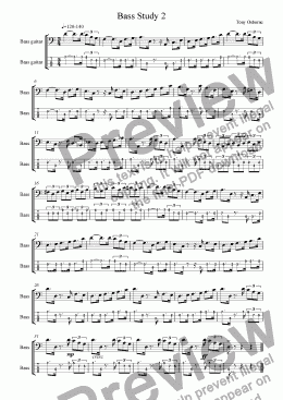 page one of BassStudy 2