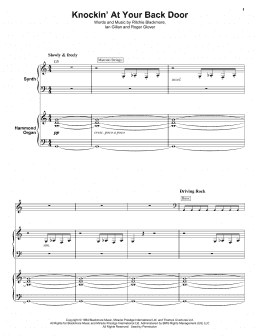 page one of Knocking At Your Back Door (Keyboard Transcription)