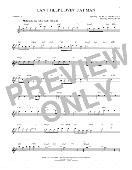 page one of Can't Help Lovin' Dat Man (Tenor Sax Solo)