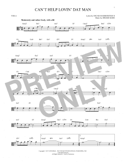 page one of Can't Help Lovin' Dat Man (Viola Solo)