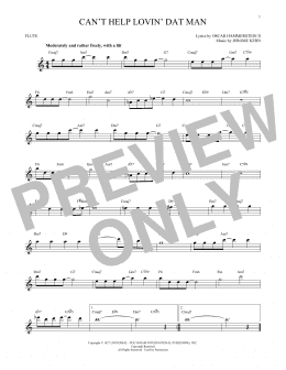 page one of Can't Help Lovin' Dat Man (Flute Solo)