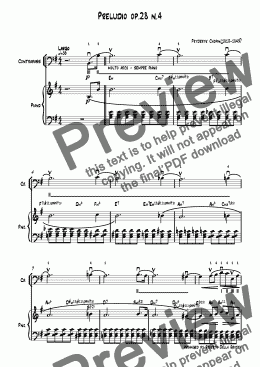 page one of Preludio op.28 n.4