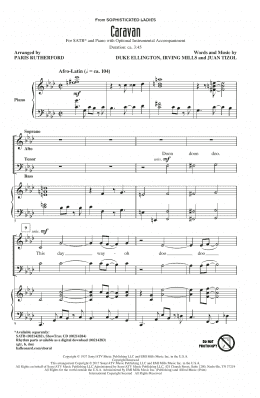 page one of Caravan (SATB Choir)