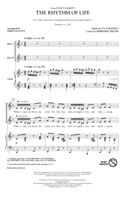 page one of The Rhythm Of Life (from Sweet Charity) (arr. John Leavitt) (2-Part Choir)