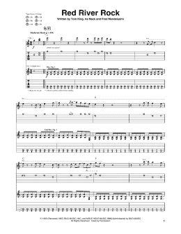 page one of Red River Rock (Guitar Tab)