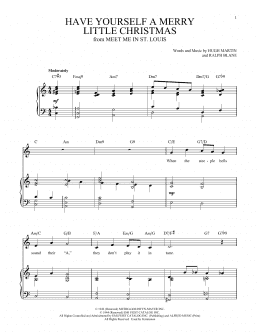 page one of Have Yourself A Merry Little Christmas (arr. Richard Walters) (Piano & Vocal)