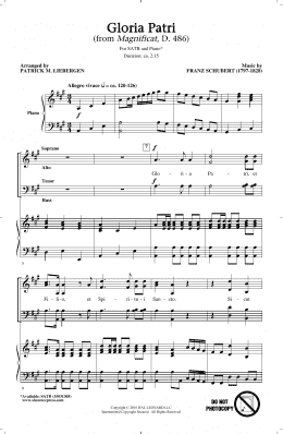 page one of Gloria Patri (SATB Choir)