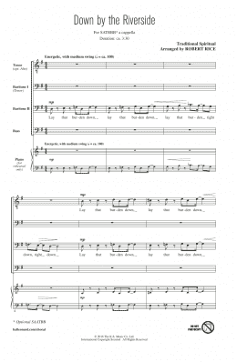 page one of Down By The Riverside (SATB Choir)
