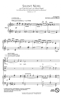 page one of Silent Noel (SATB Choir)