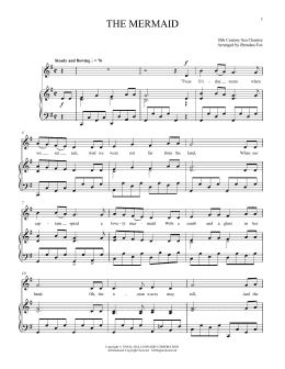 page one of The Mermaid (Piano & Vocal)