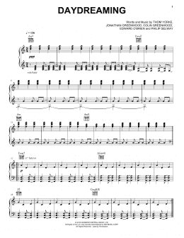 page one of Daydreaming (Piano, Vocal & Guitar Chords (Right-Hand Melody))