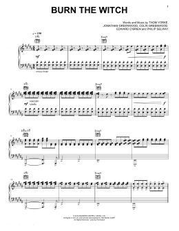 page one of Burn The Witch (Piano, Vocal & Guitar Chords (Right-Hand Melody))