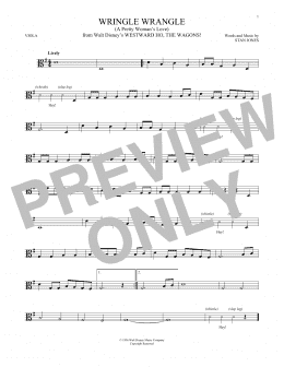 page one of Wringle Wrangle (A Pretty Woman's Love) (Viola Solo)