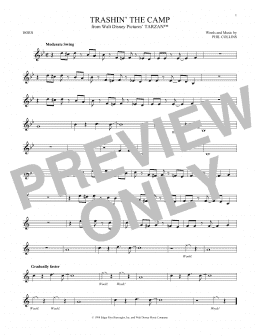 page one of Trashin' The Camp (French Horn Solo)