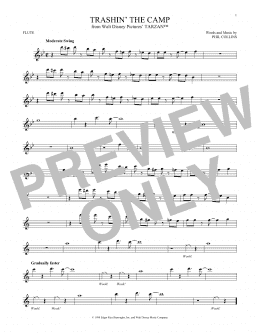 page one of Trashin' The Camp (Flute Solo)