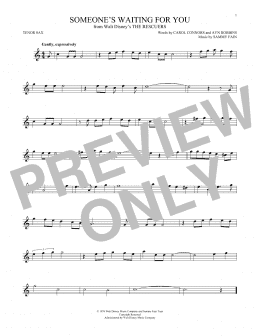 page one of Someone's Waiting For You (Tenor Sax Solo)