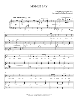 page one of Mobile Bay (Piano & Vocal)