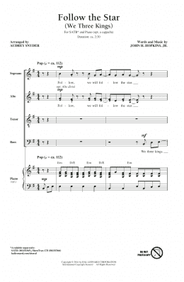 page one of Follow The Star (SATB Choir)