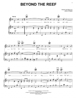 page one of Beyond The Reef (Piano, Vocal & Guitar Chords (Right-Hand Melody))