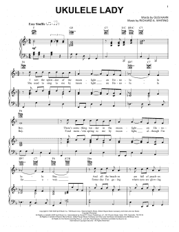 page one of Ukulele Lady (Piano, Vocal & Guitar Chords (Right-Hand Melody))