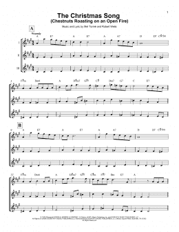 page one of The Christmas Song (Chestnuts Roasting On An Open Fire) (Ukulele Ensemble)