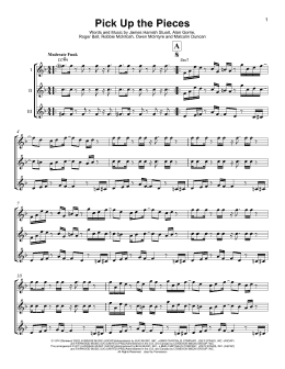 page one of Pick Up The Pieces (Ukulele Ensemble)