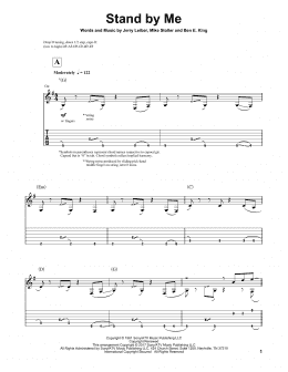 page one of Stand By Me (Solo Guitar)