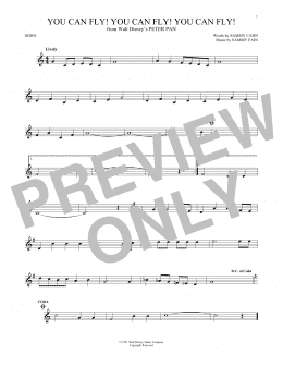 page one of You Can Fly! You Can Fly! You Can Fly! (from Peter Pan) (French Horn Solo)