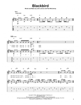 page one of Blackbird (Solo Guitar)