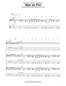page one of Halo On Fire (Guitar Tab)