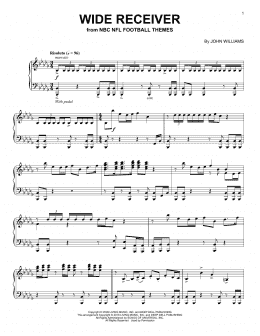 page one of Wide Receiver (Piano Solo)