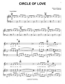 page one of Circle Of Love (Piano, Vocal & Guitar Chords (Right-Hand Melody))